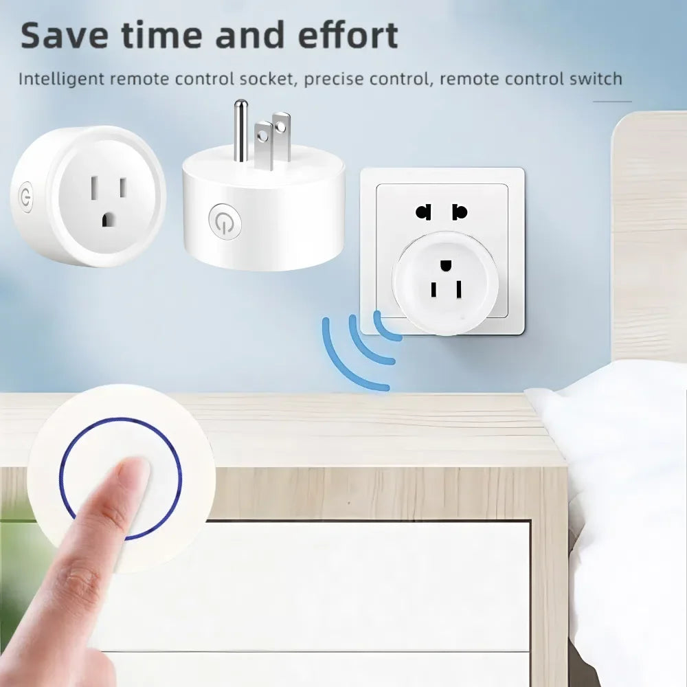 Enchufe Inteligente con Mando a Distancia Inalámbrico RF 433MHz