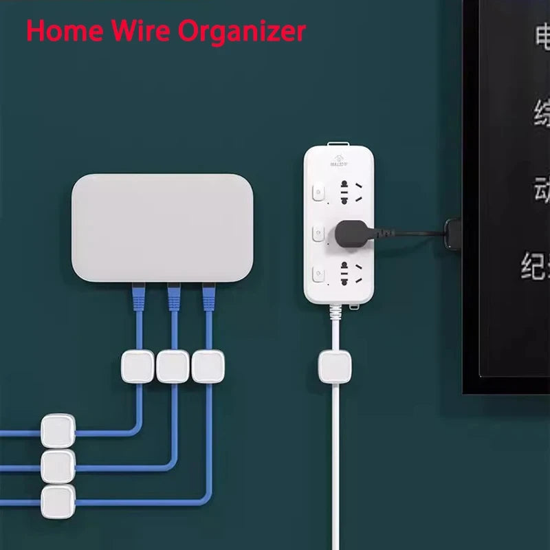 Organizador de Cables Magnético Adhesivo