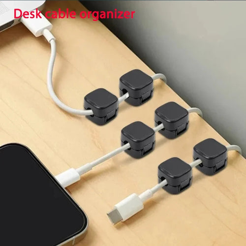 Organizador de Cables Magnético Adhesivo