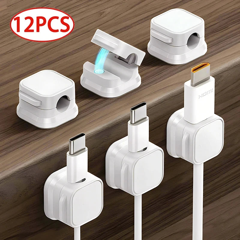 Organizador de Cables Magnético Adhesivo